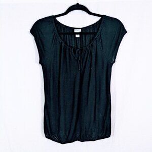 Old Navy Black Short Sleeve Stretch Top Size XS